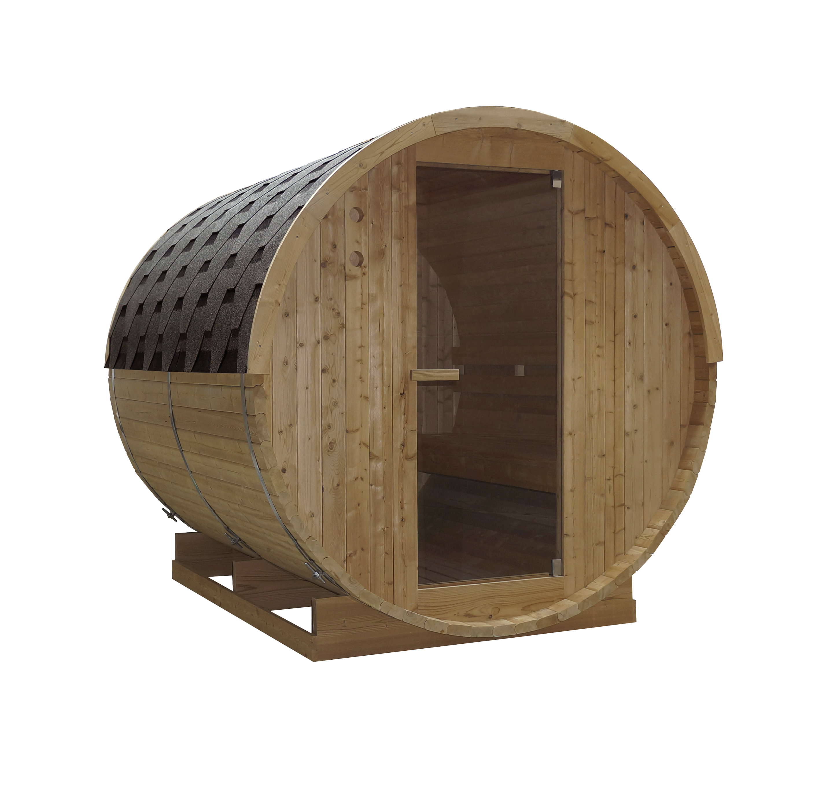 Ignite Barrel 220 Outdoor Sauna - 6 Person