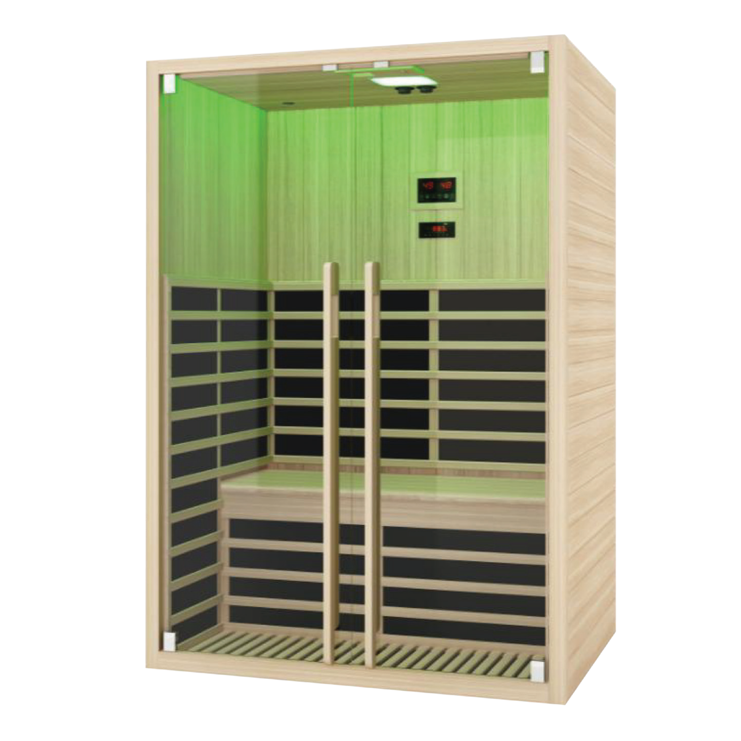 Ignite Saunas – Carbon 120 - Indoor Sauna - 2 Person