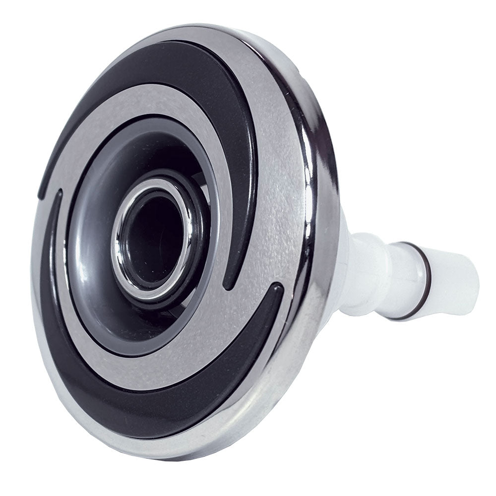 Directional Jet Medium-3.5 Inch for Bellagio Genova, Torina, Verona, Milano 2 Brow design, Grey-Silver - White Push Fit