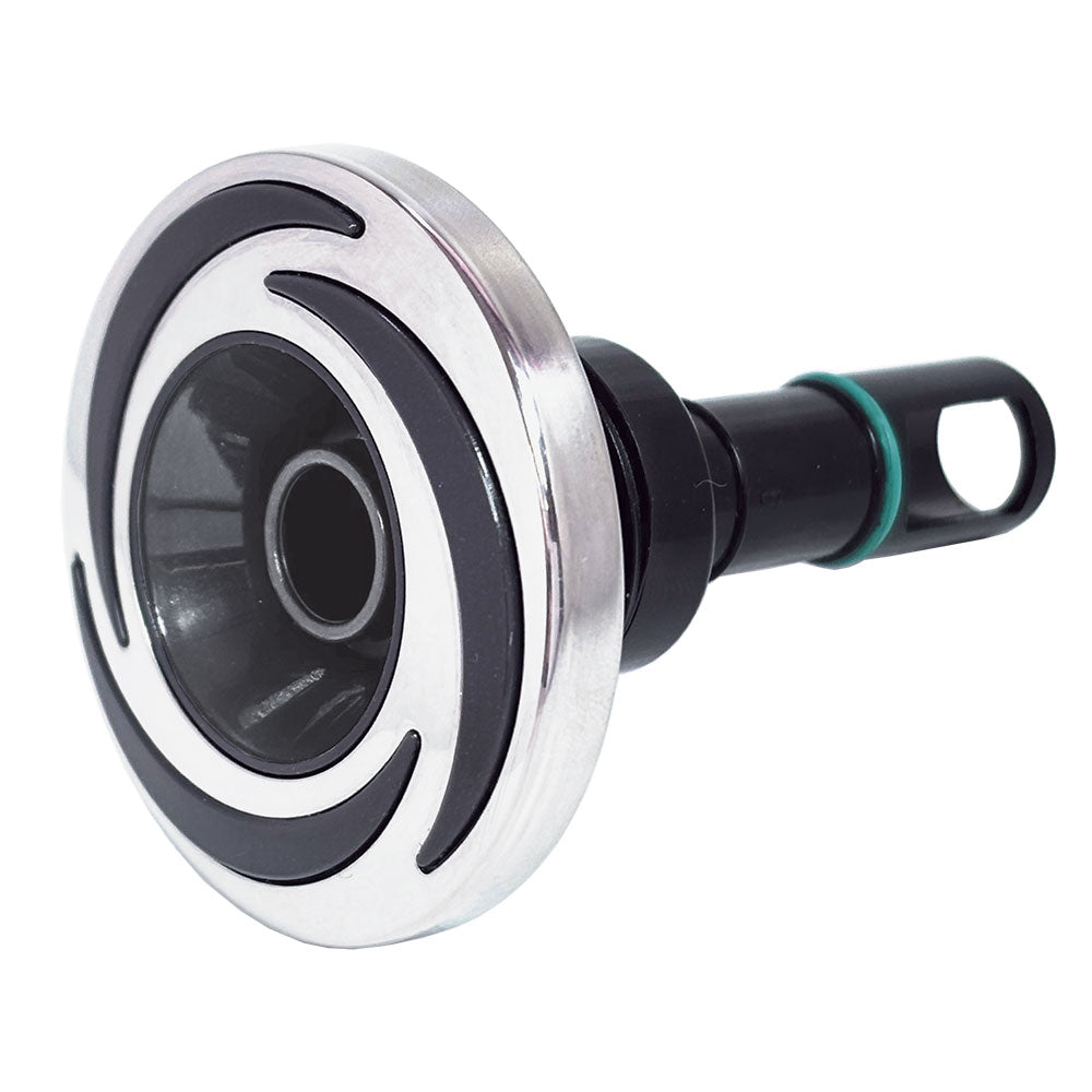 Fixed Jet Small-2 Inch for Bellagio Tubs Bari, Venezia, Arum C - 3 Brow design, Grey-Silver