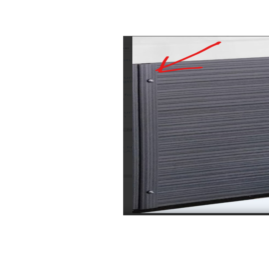 Side Panel Slat for Thermals Neptune - Venus – Grey