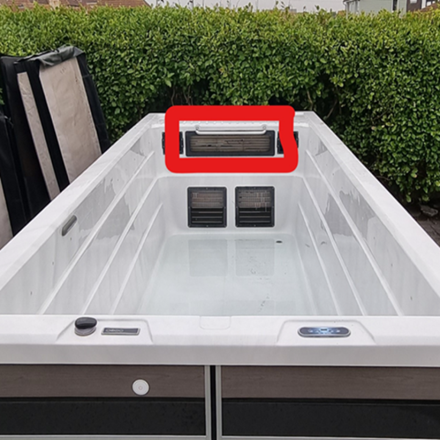 Filter Grill for Zeus Swim Spa