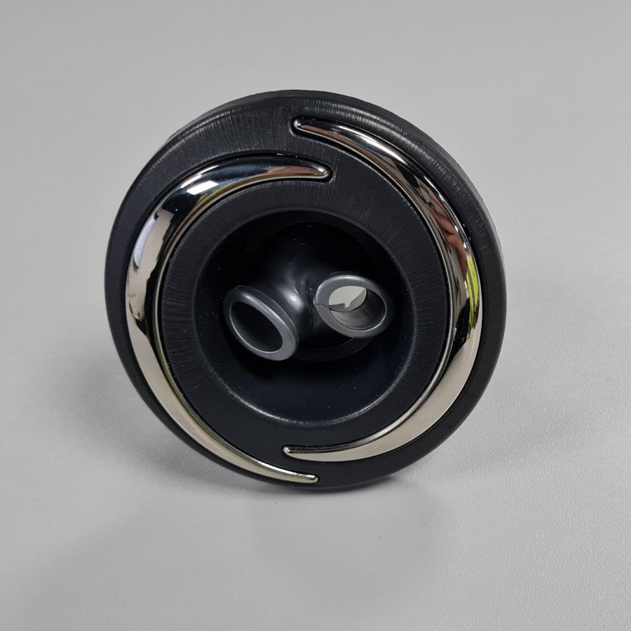 Rotational Jet Medium 3 Inch for PP3, 2 Brow design - Dark Grey and Silver (188054)