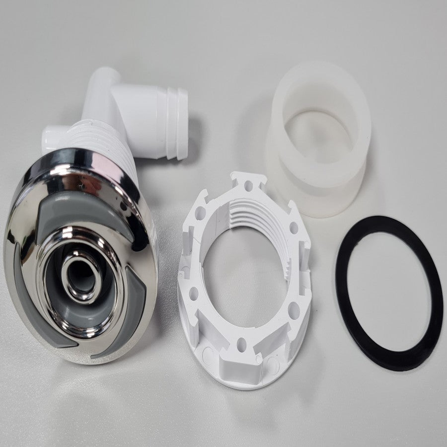 Directional Jet Small- 2.2 Inch for Tourmaline- Jadeite- Ruby- Sapphire- Mercury - 3 Blade design, Grey-Silver