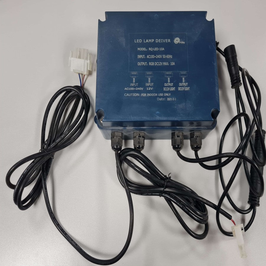 LED Controller - Driver (RQ-LED-10A) with PLED connection for V2 Barcelona-Tokyo-Santorini-Kenya and Aquasolus