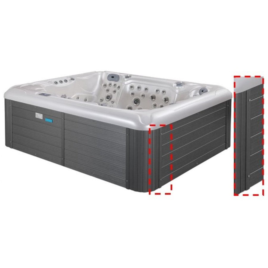 Side Panel Slat for Thermals Emerald - Grey