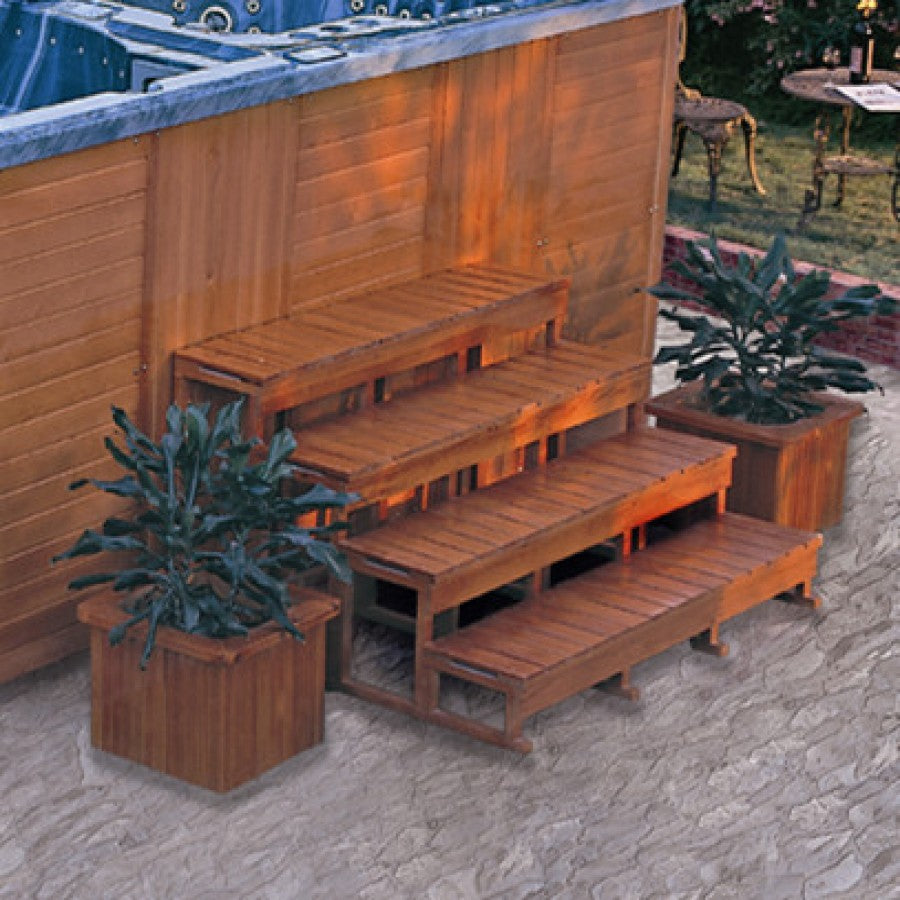 Swim Spas Steps For Thermals Swim Spa - Grey