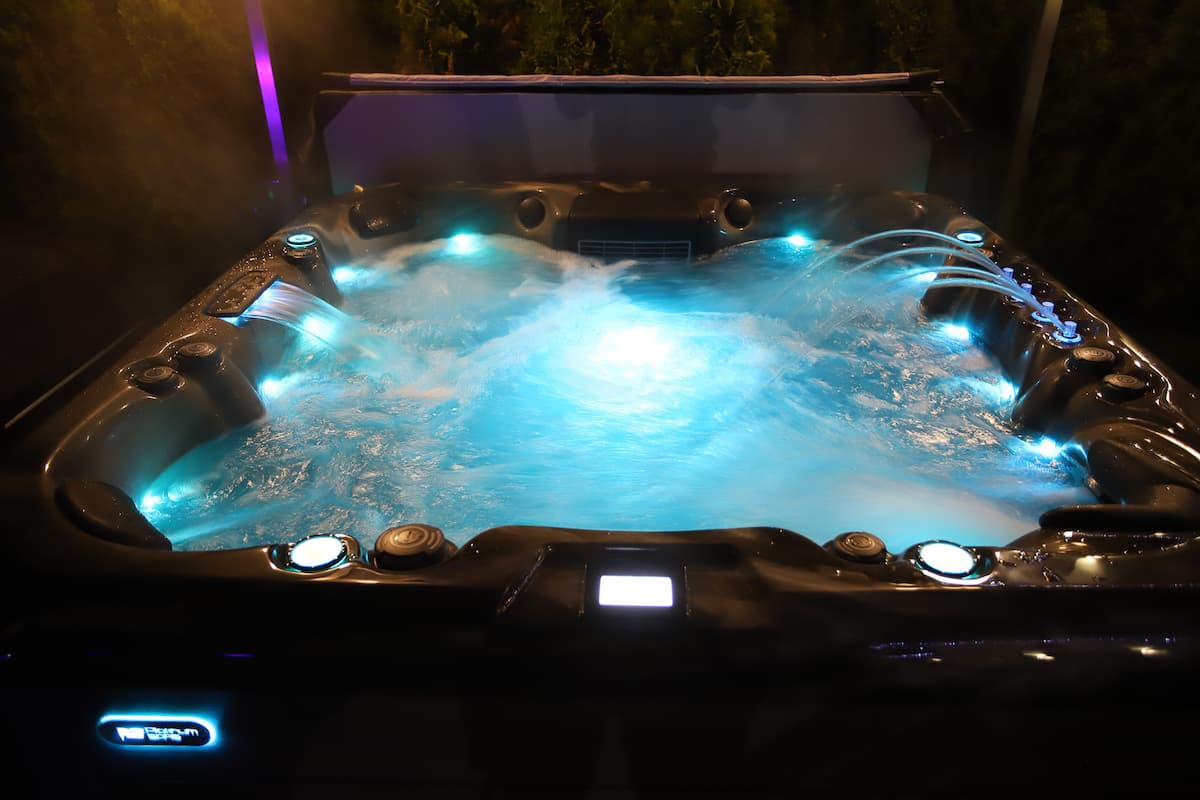 Hot tub lighting ideas