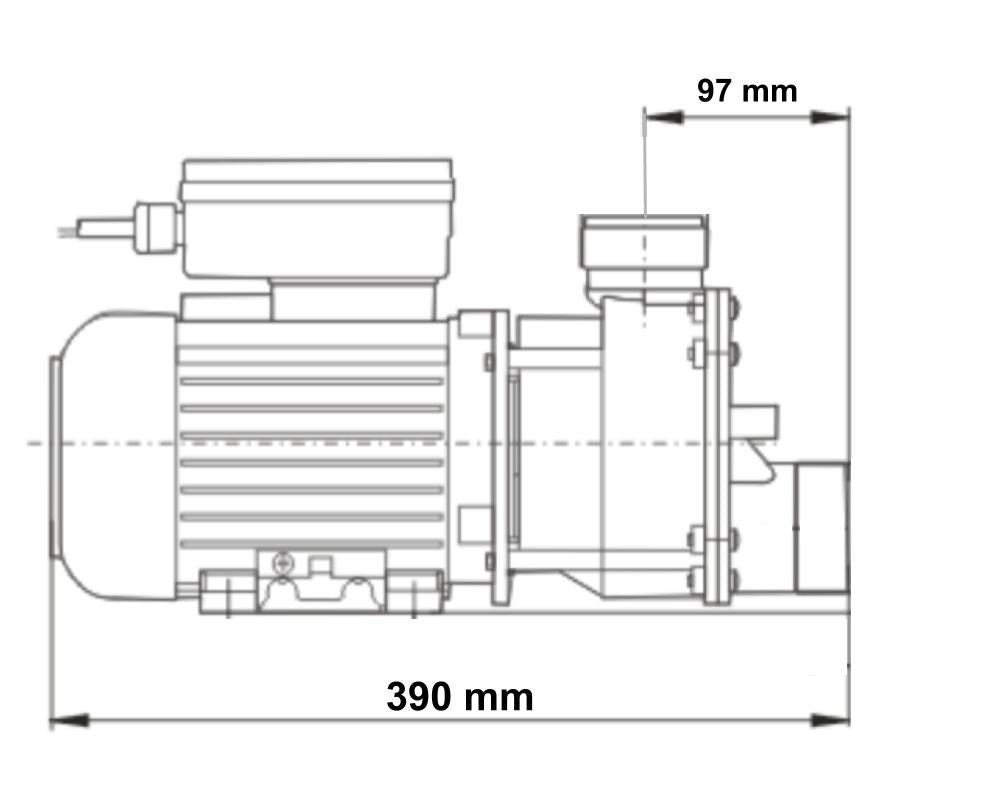 LX Circulation - Whirlpool Pump - EA350 - 1HP