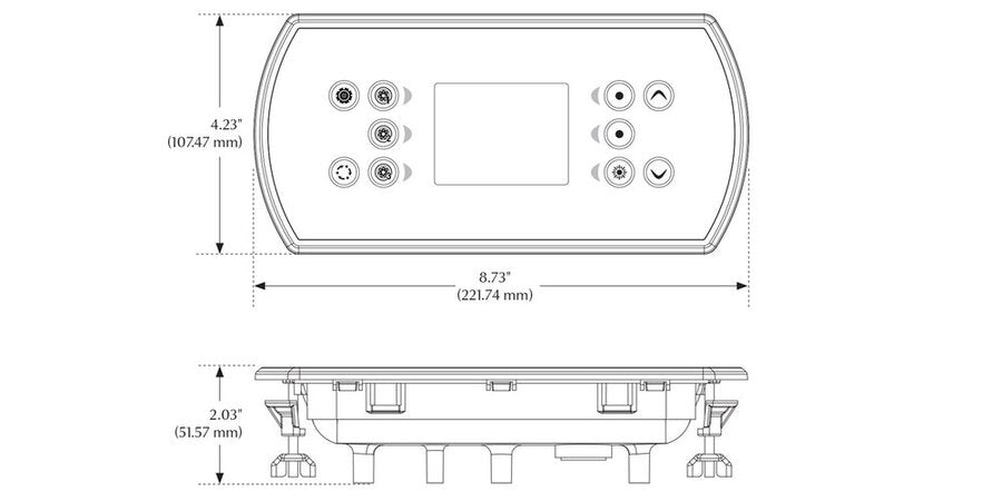 Control Panel IN.K800 Gecko (IN.K806-CL-GE1)