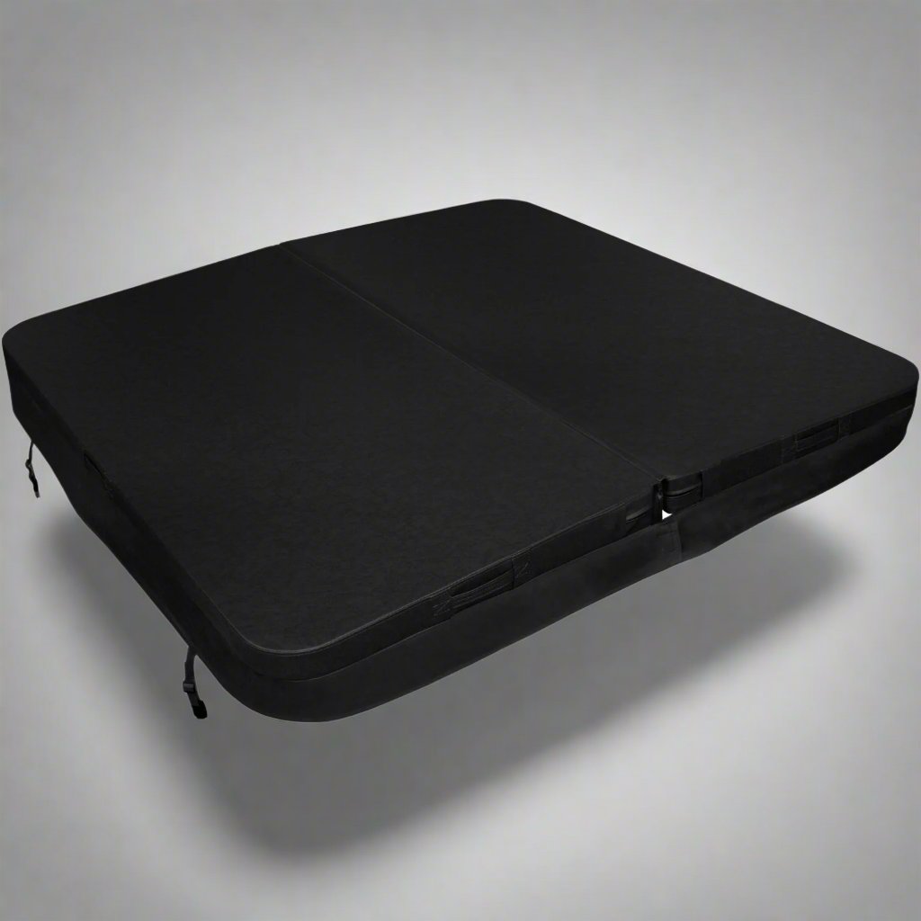 Hot Tub Cover - 2000mm x 2000mm - Black Vinyl (Rhodes V1)