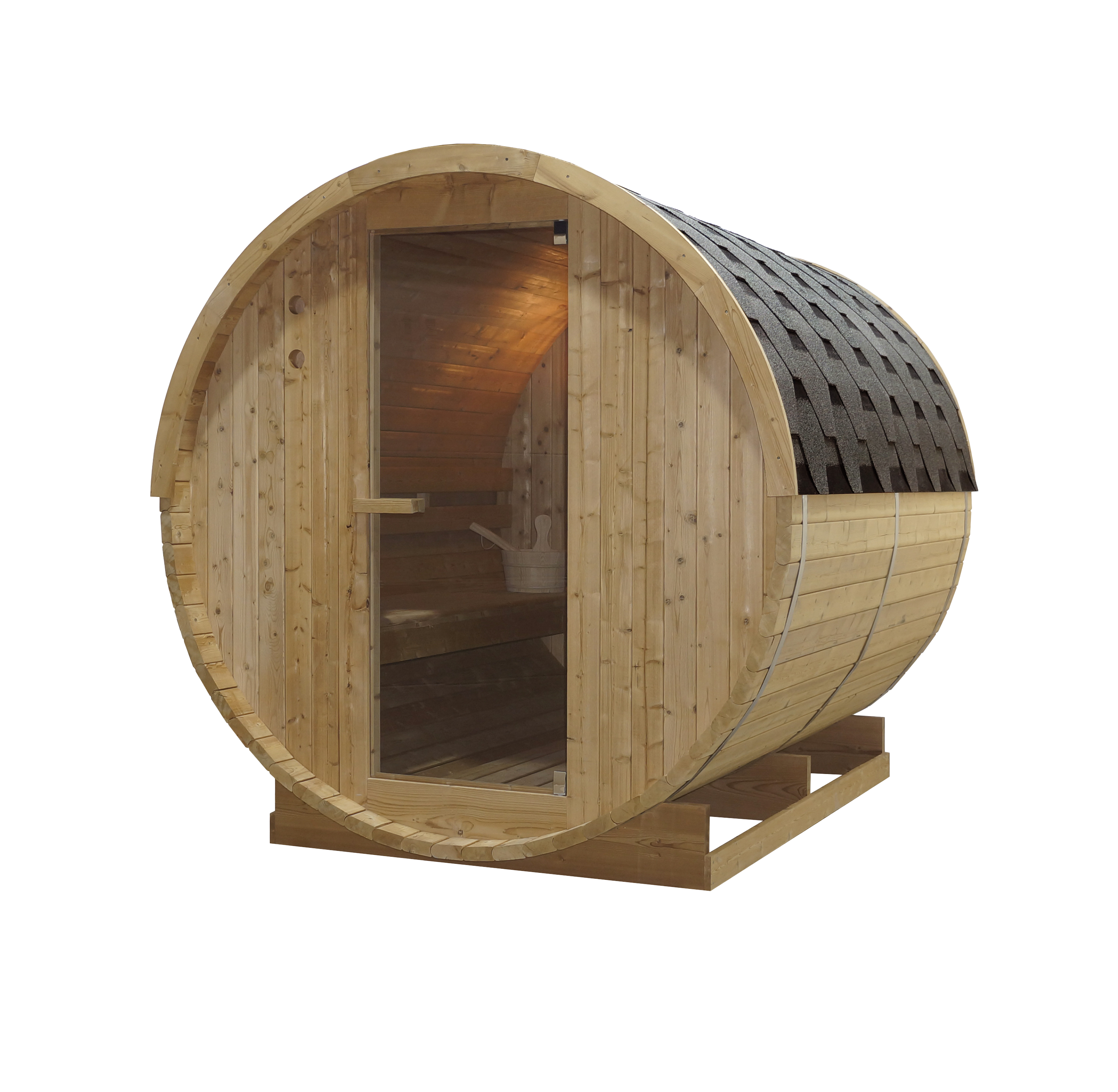 Ignite Barrel 220 Outdoor Sauna - 6 Person