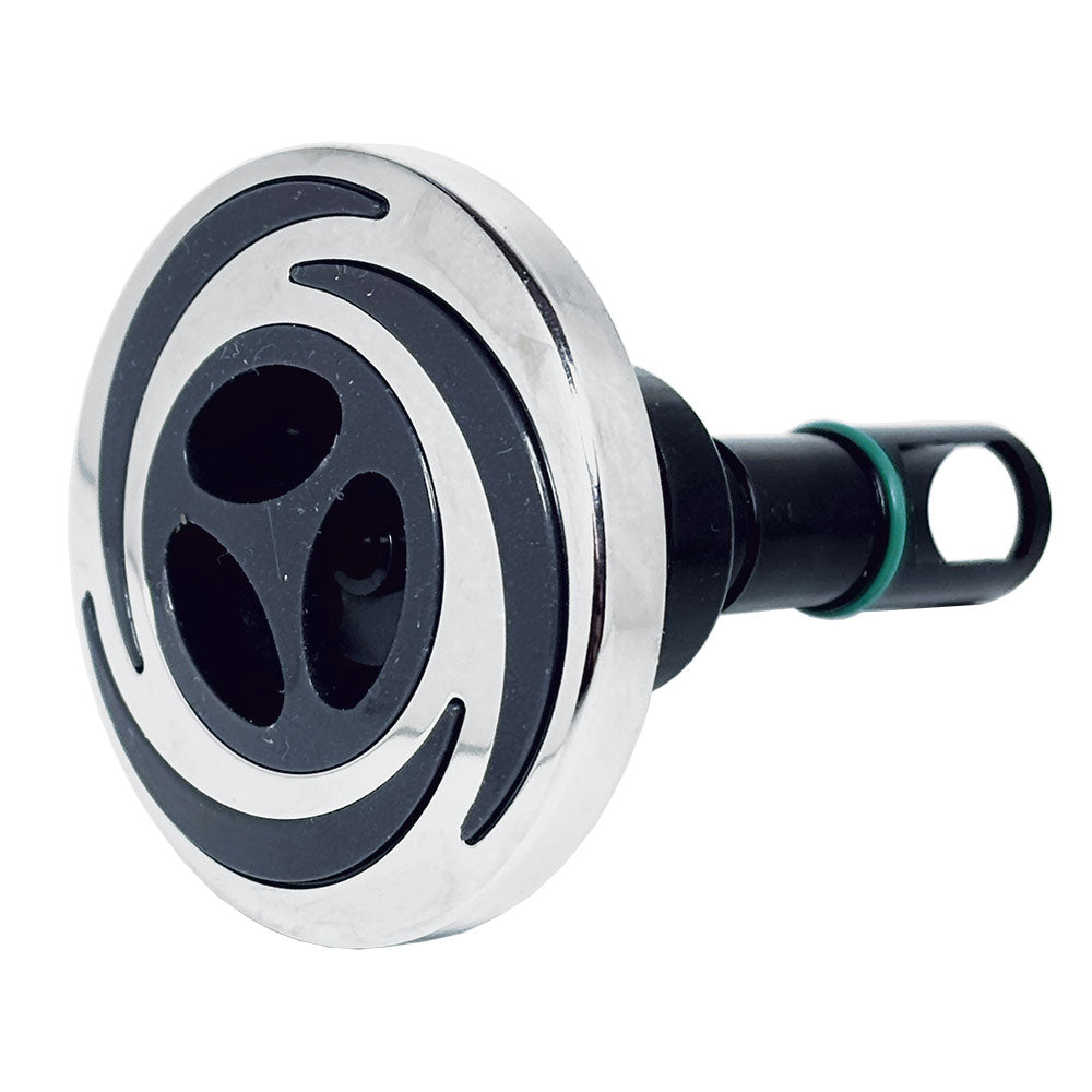 Rotational Jet Small-2 Inch for Bellagio Tubs Bari, Venezia, Arum C - 3 Brow design, Grey-Silver (1.1.B1.0198 )