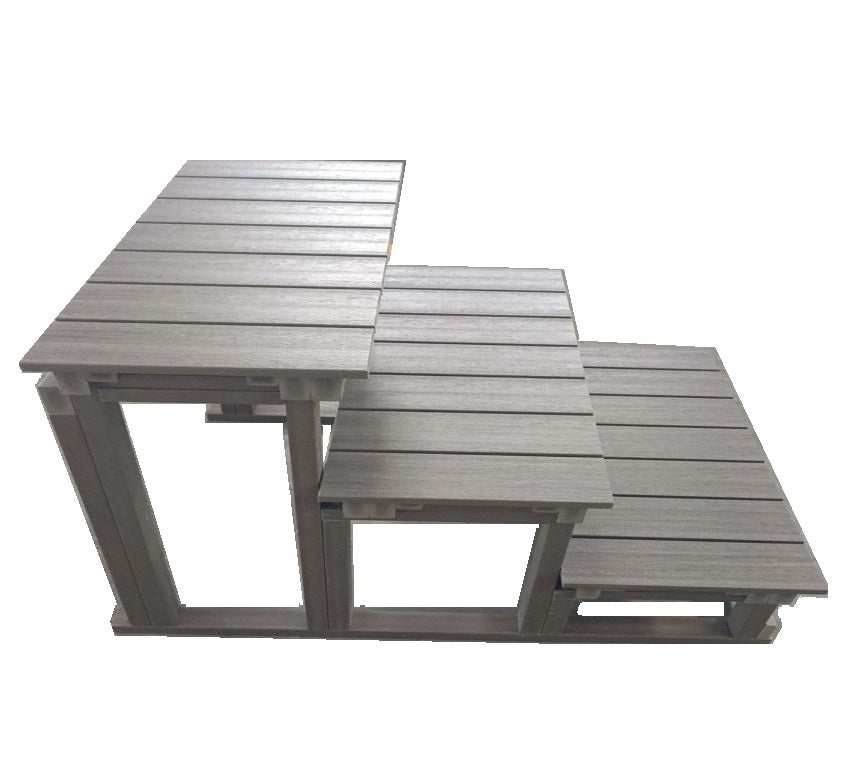 Swim Spas Steps 3 Tier - H20 Grey