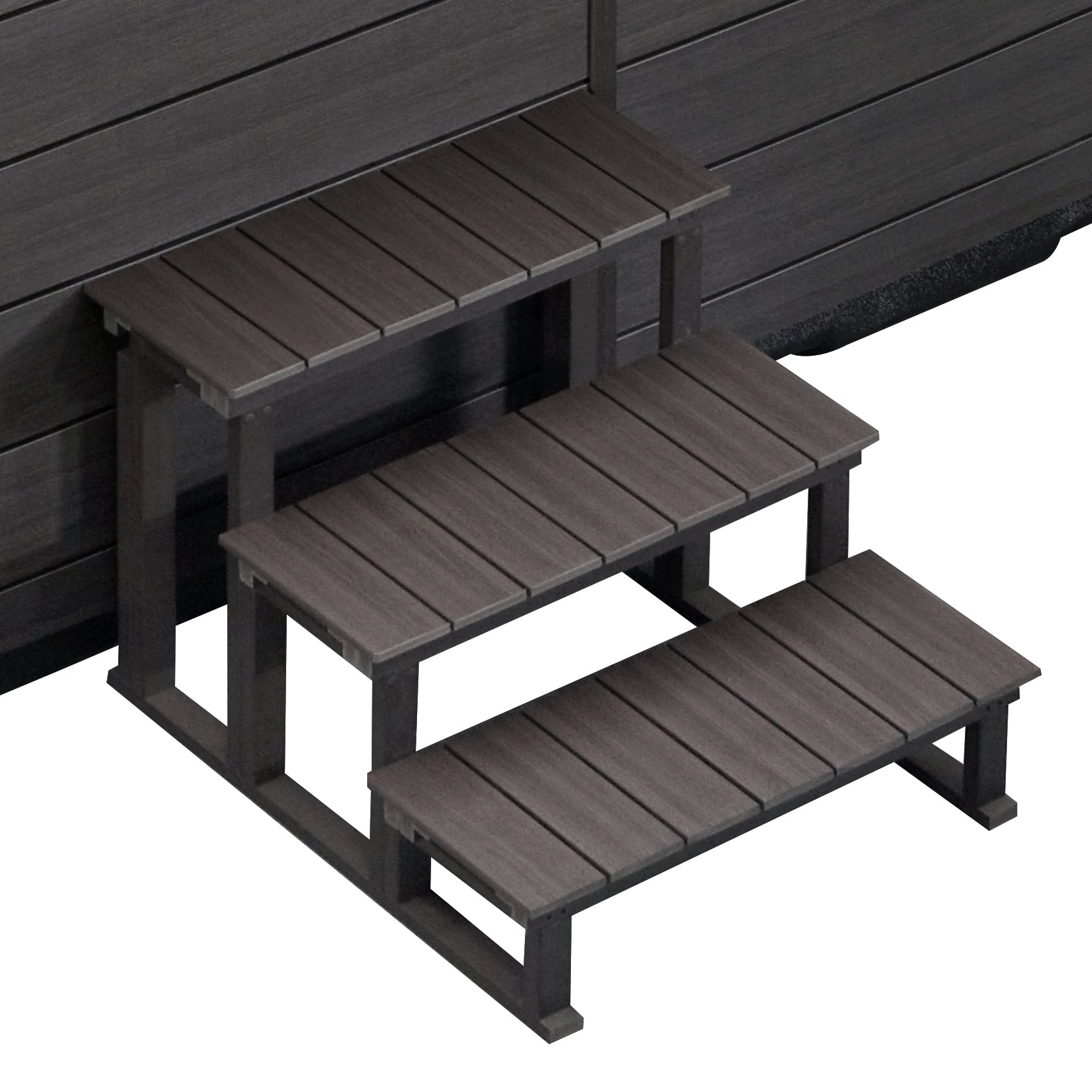 Swim Spas Steps 3 Tier - H20 Grey