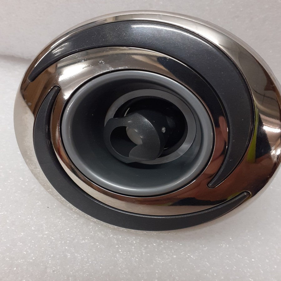 Rotational Jet Medium-3.5 Inch for Bellagio Genova, Torina, Verona, Milano 2 Brow design, Grey-Silver - White Push Fit