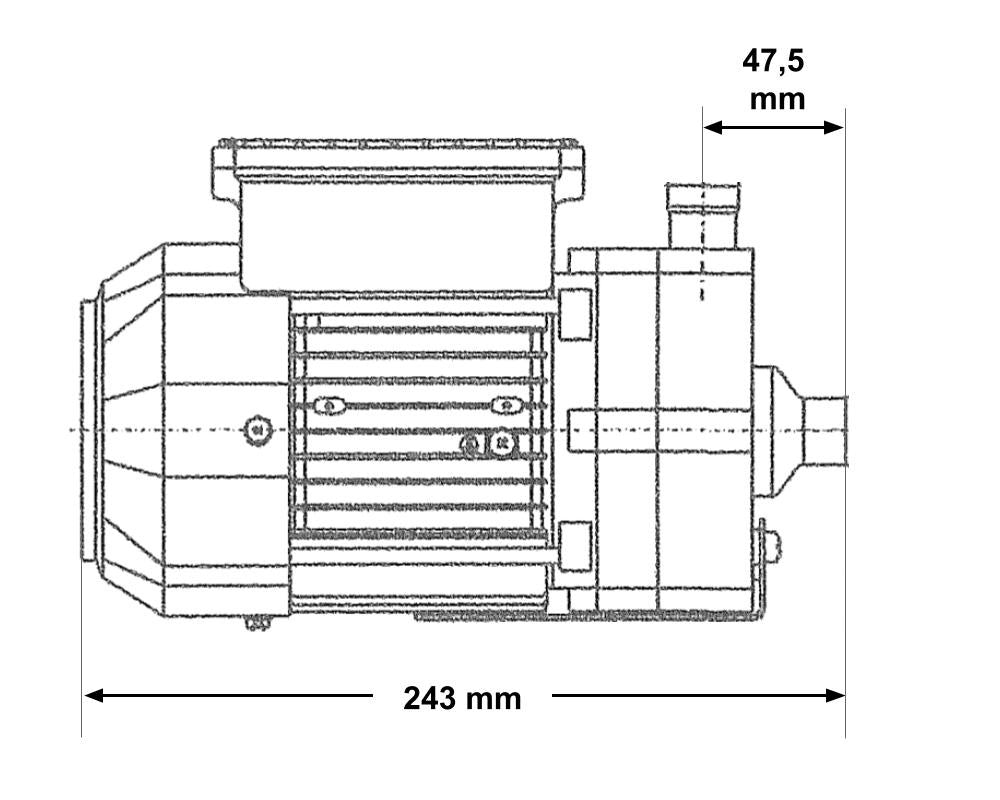 LX Circulation PUMP - WE10 - 180W - (3/4 x 3/4)